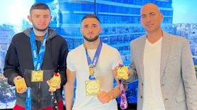 אודי שוורץ, ירין שריקי ועידן תשובה, צילום: יח"צ קבוצת איציק תשובה